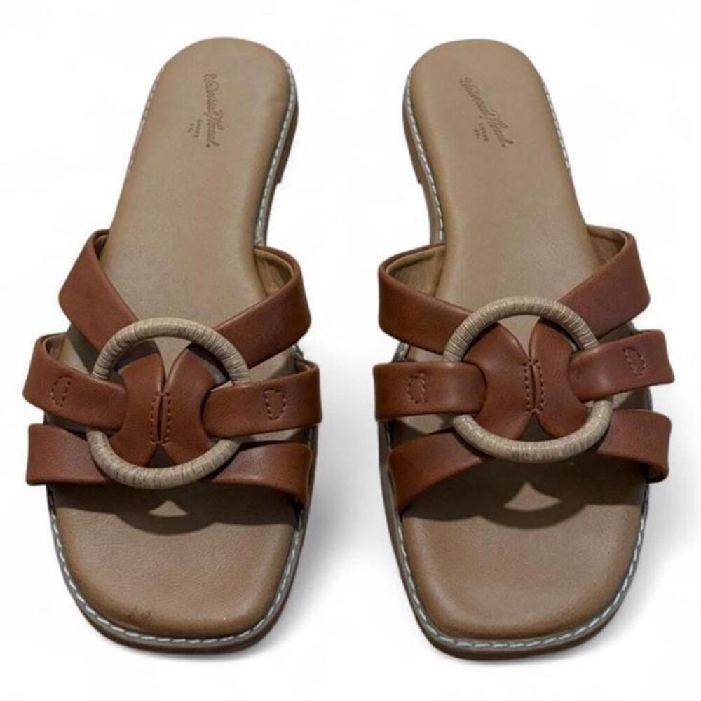 Universal-thread Women's Brown and Tan Sandals